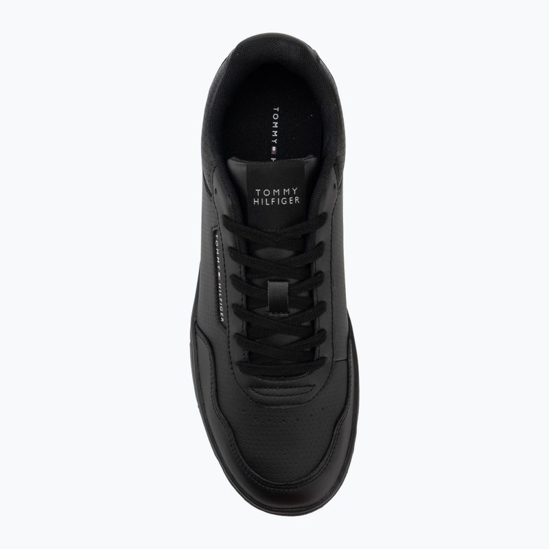 Buty męskie Tommy Hilfiger Basket Core Leather black 5