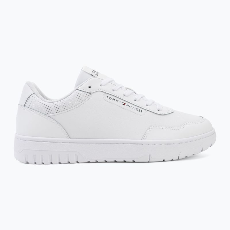 Buty męskie Tommy Hilfiger Basket Core Leather white 2