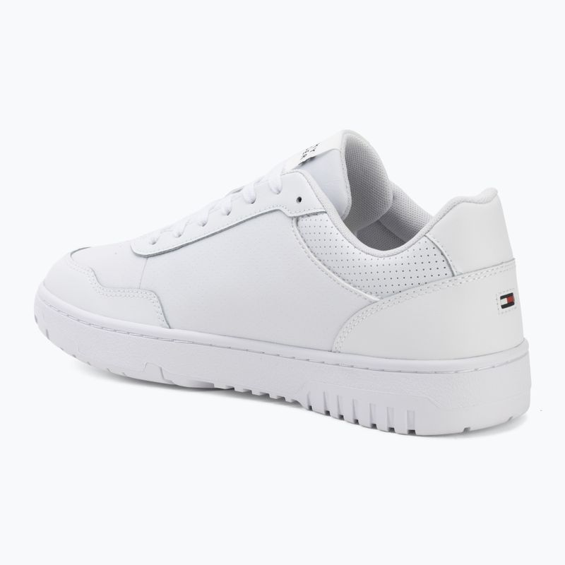 Buty męskie Tommy Hilfiger Basket Core Leather white 3