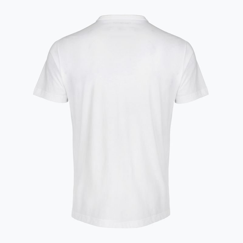 Koszulka męska Calvin Klein 000NM2748E Crew Neck classic white w/ blue nights 2