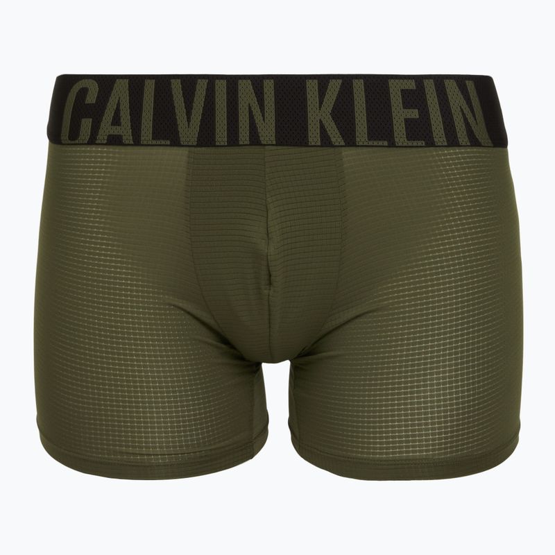 Bokserki męskie Calvin Klein LV00NB4665 Boxer Brief black/olive night/orange frosting 6