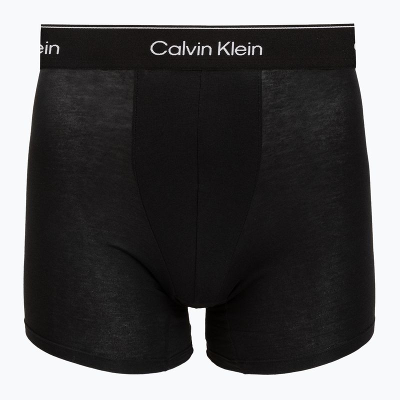Bokserki męskie Calvin Klein LV00NB4394 Brief black/harbor mist/dark purple w/ dt 2