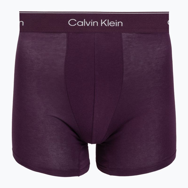 Bokserki męskie Calvin Klein LV00NB4394 Brief black/harbor mist/dark purple w/ dt 3