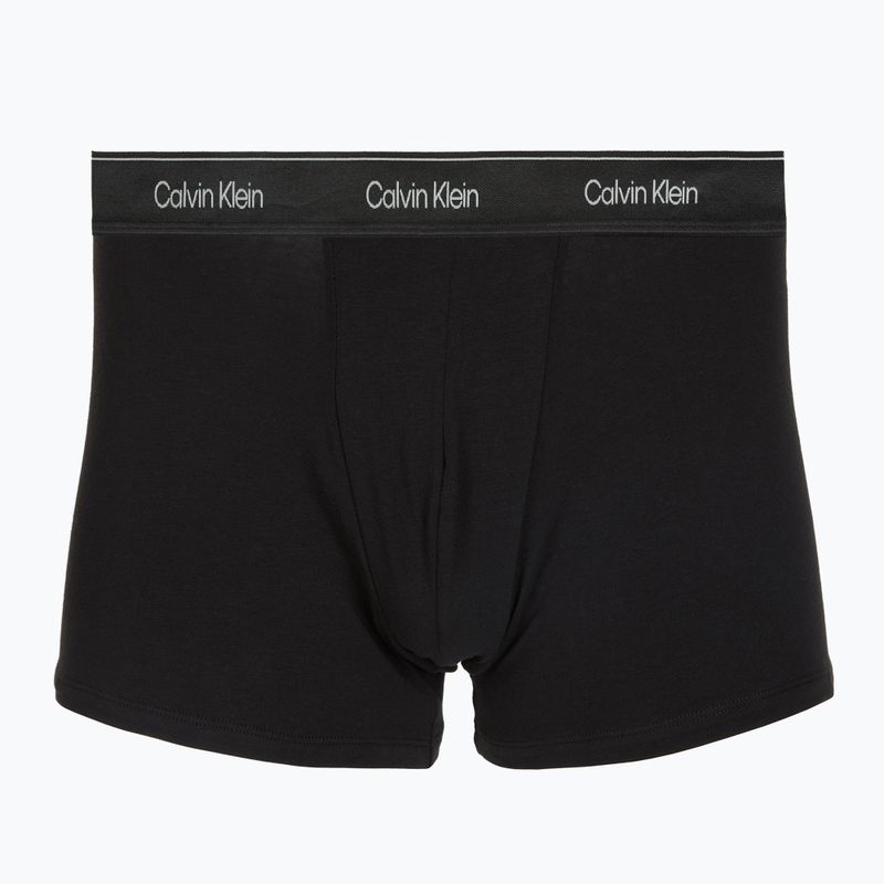 Bokserki męskie Calvin Klein LV00NB4575 Trunk black/goji berry/black 3