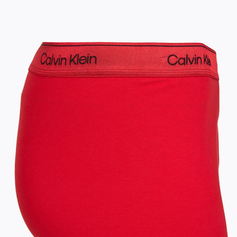 Bokserki męskie Calvin Klein LV00NB4575 Trunk black/goji berry/black 5