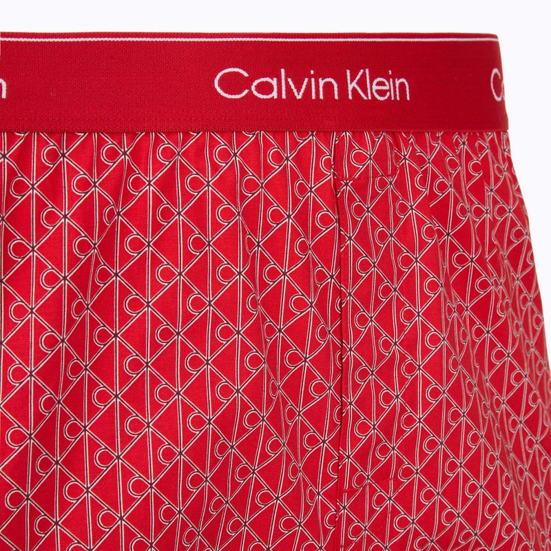 Bokserki męskie Calvin Klein LV00NB4727 Boxer Slim black/prep emblem goji berry/grisai 4