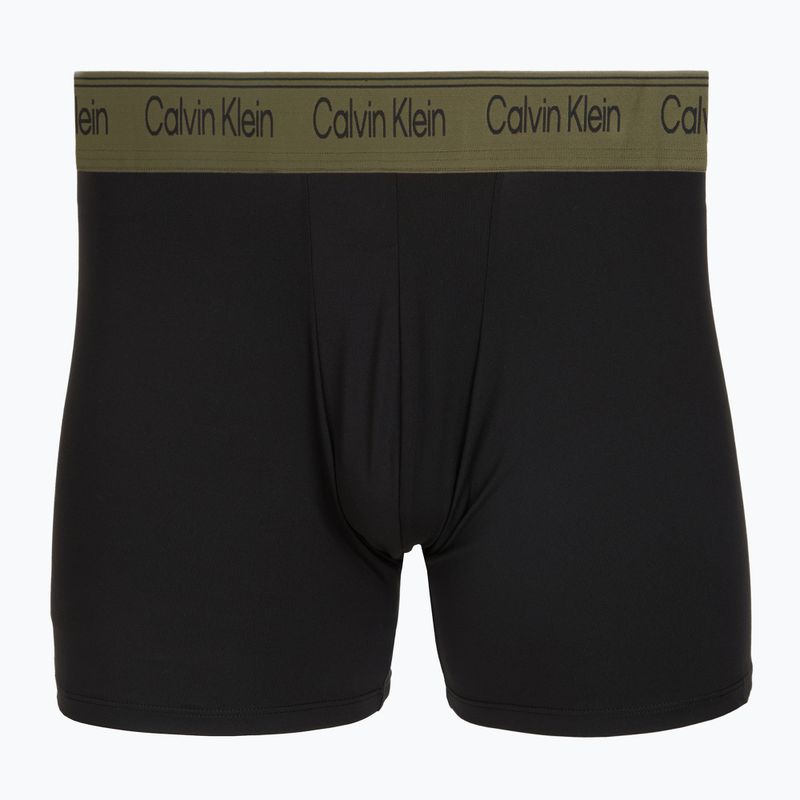 Bokserki męskie Calvin Klein LV00NB4410 Brief black w/bronze flash wb/black/oliv 3