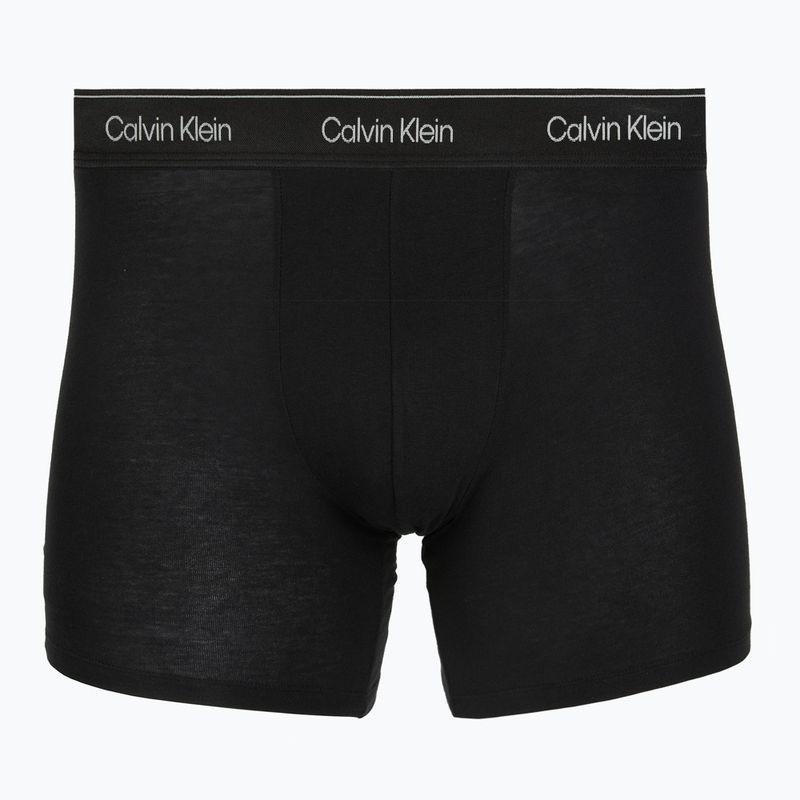 Bokserki męskie Calvin Klein LV00NB4576 Boxer Brief black/goji berry/black 3