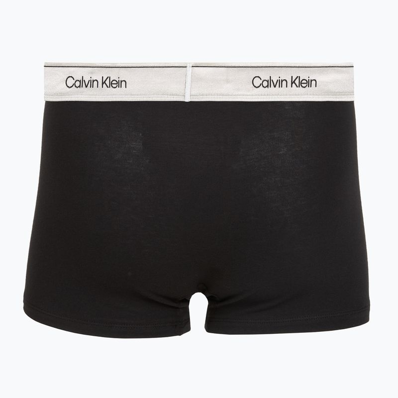 Bokserki męskie Calvin Klein LV00NB4730 Trunk black w/ silver haze wbs 2