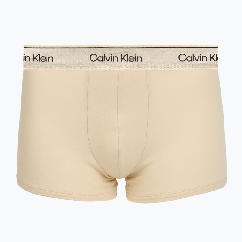 Bokserki męskie Calvin Klein LV00NB4575 Trunk black/brown cork/river sand 4