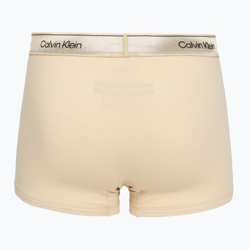 Bokserki męskie Calvin Klein LV00NB4575 Trunk black/brown cork/river sand 5