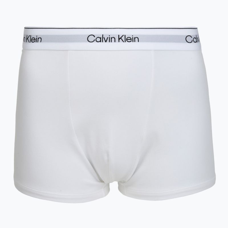 Bokserki męskie Calvin Klein LV00NB4437 Relaxed Fit Trunk grey heather/black/classic white 2