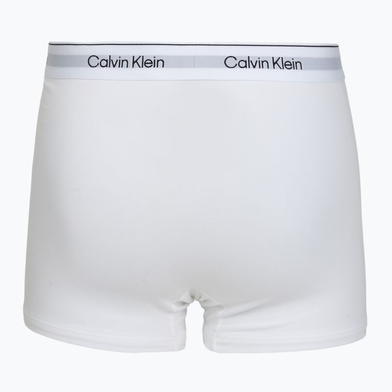 Bokserki męskie Calvin Klein LV00NB4437 Relaxed Fit Trunk grey heather/black/classic white 3