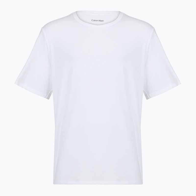 Koszulka męska Calvin Klein LV00NB4185 Crew Neck black w/ white emb/white w/ black e 2