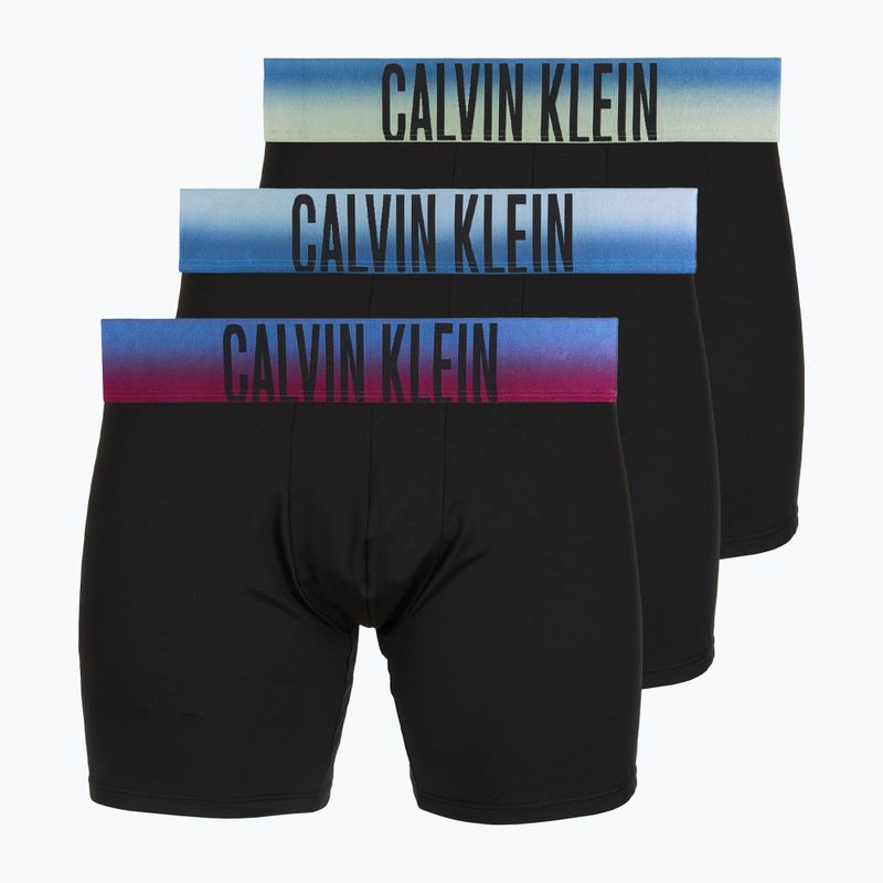 Bokserki męskie Calvin Klein LV00NB4622 Boxer Brief blck bodies w/ plein air psdn blue/