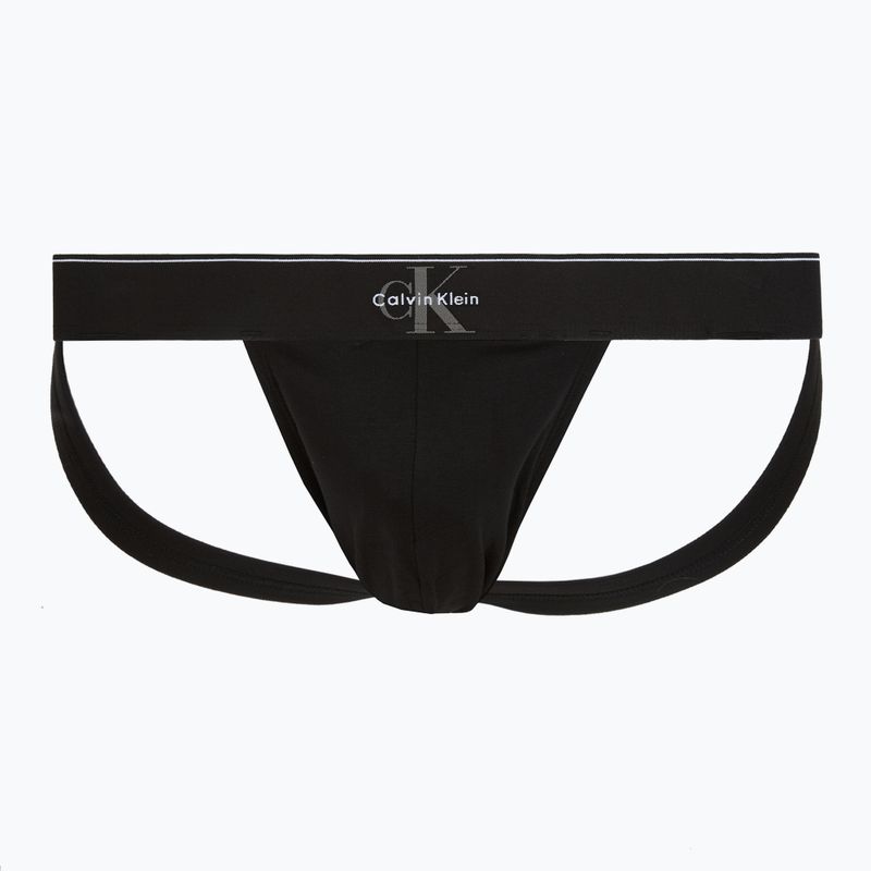 Slipy męskie Calvin Klein LV00NB4644 Jock Strap black bodies w/ granite gray/poseid 2