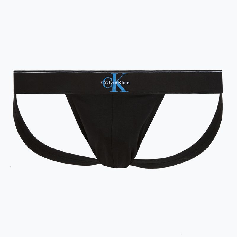 Slipy męskie Calvin Klein LV00NB4644 Jock Strap black bodies w/ granite gray/poseid 4