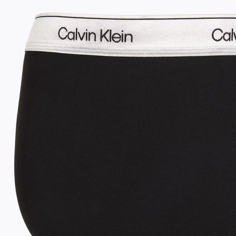 Bokserki męskie Calvin Klein LV00NB4731 Boxer Brief black w/ silver haze wbs 4