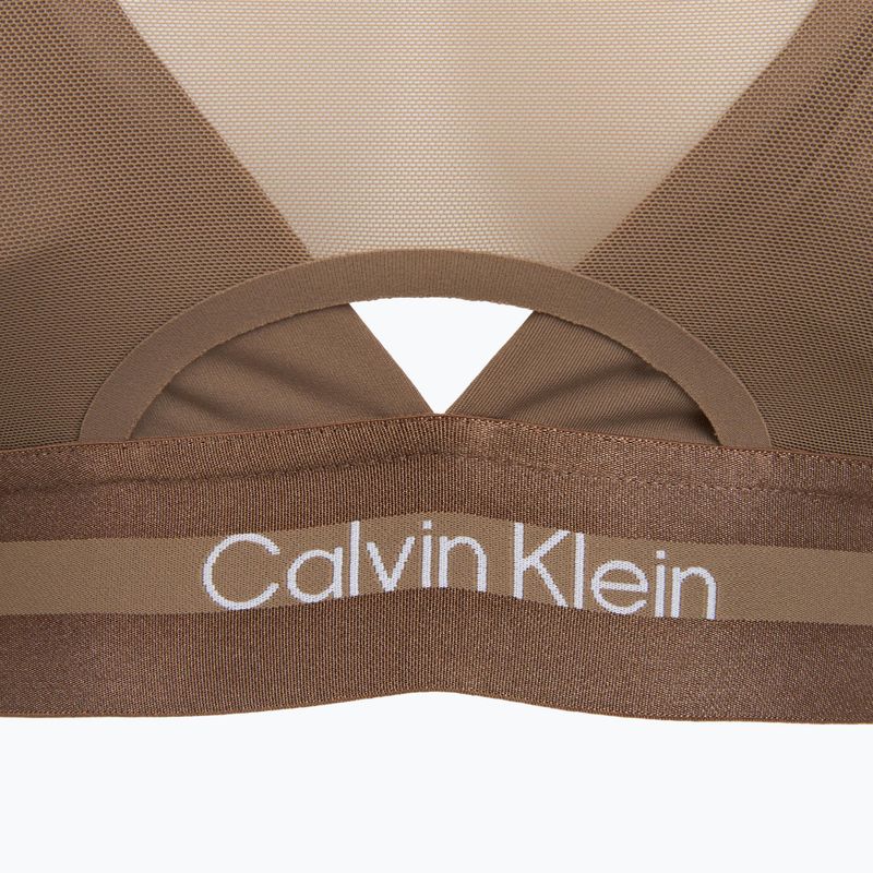 Biustonosz Calvin Klein LVGWF6K106 Icon Shine Low Support shitake 3