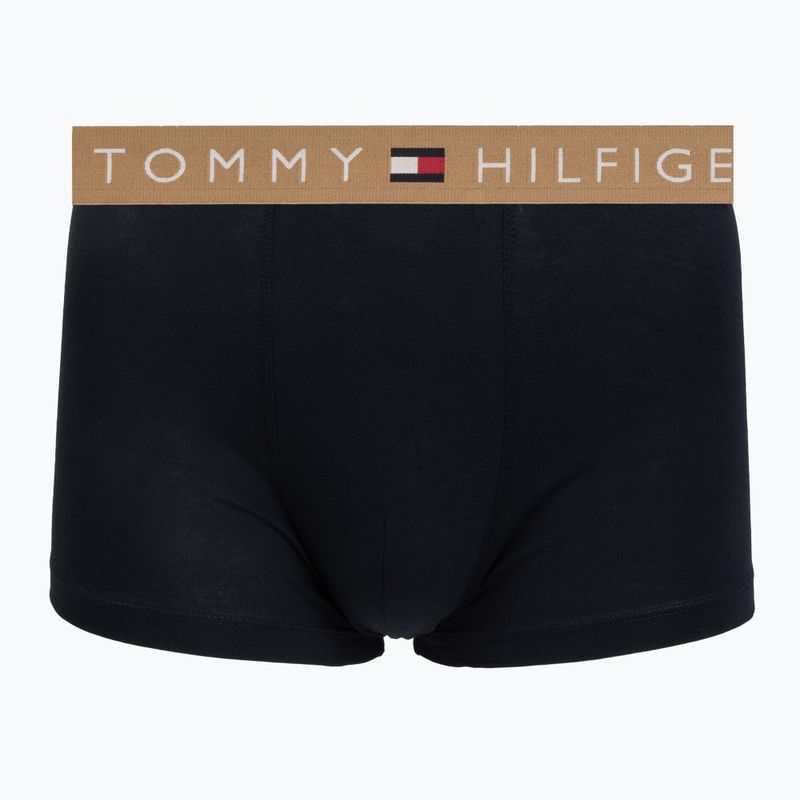 Bokserki męskie Tommy Hilfiger Trunk WB 3 pack nb//saf canvas/mnty grey/deep spru 3