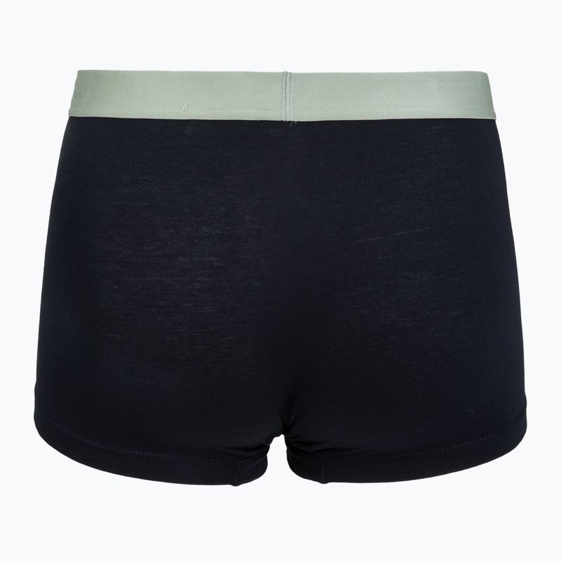 Bokserki męskie Tommy Hilfiger Trunk WB 3 pack nb//saf canvas/mnty grey/deep spru 5