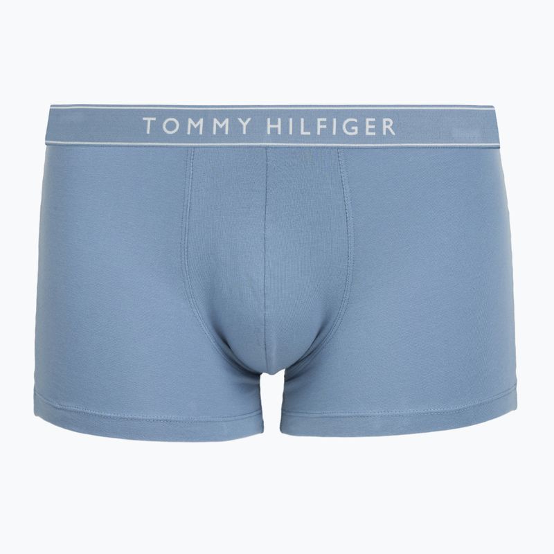 Bokserki męskie Tommy Hilfiger Trunk Dtm navy blue/opul blue/brisk blue 2