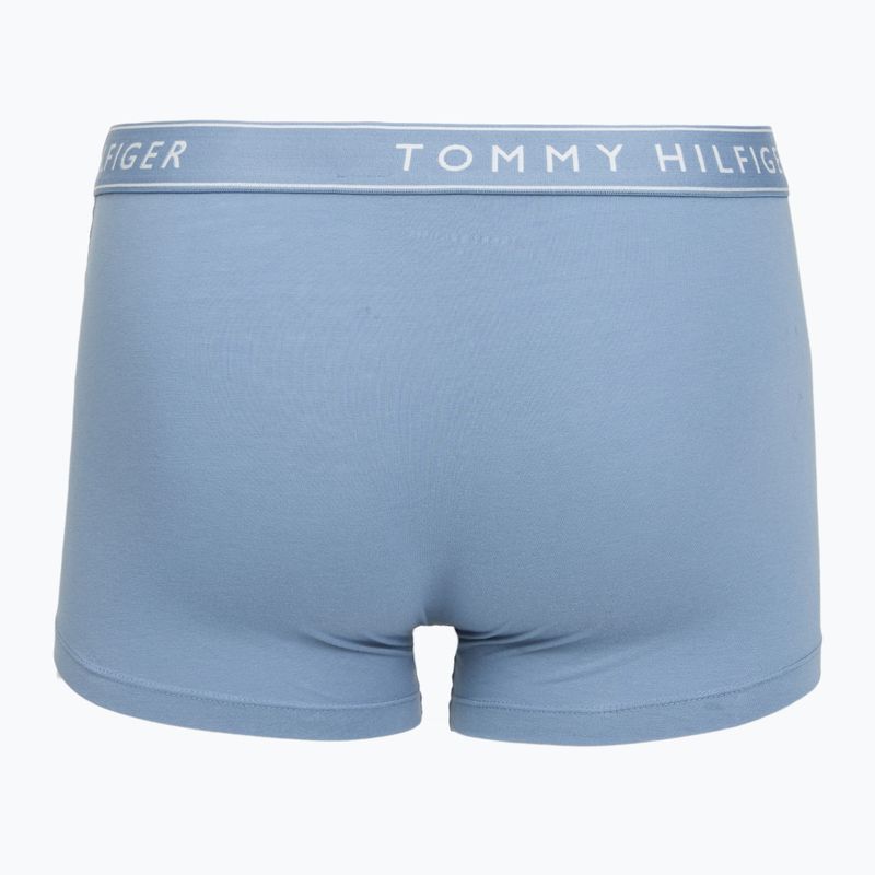 Bokserki męskie Tommy Hilfiger Trunk Dtm navy blue/opul blue/brisk blue 3