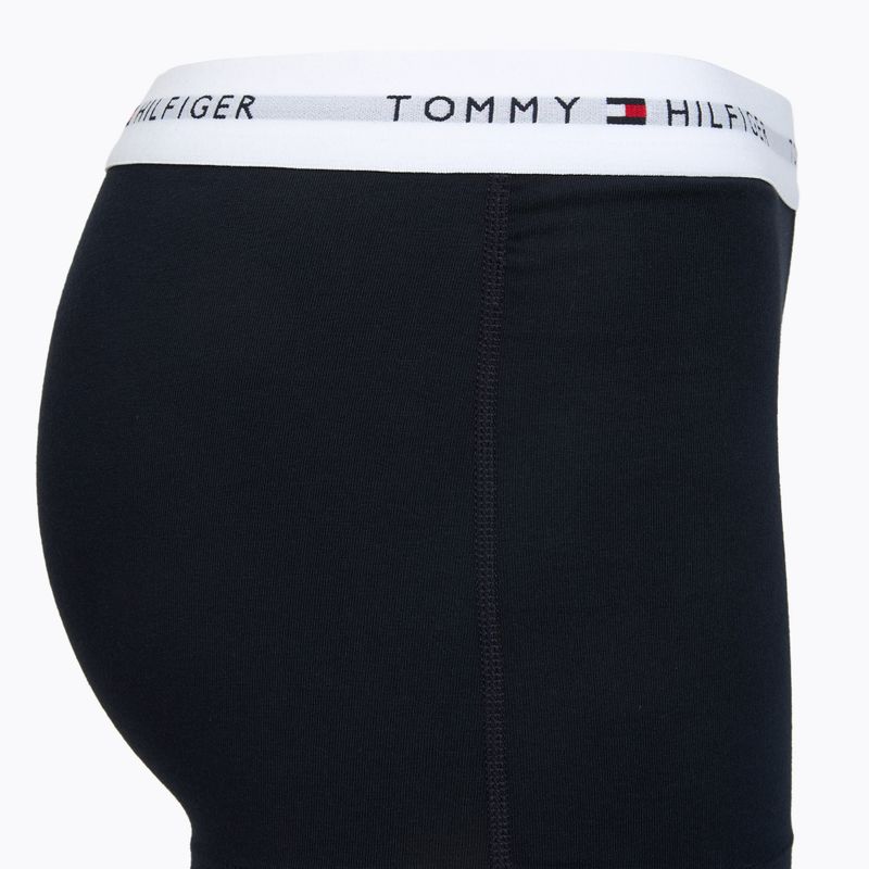 Bokserki męskie Tommy Hilfiger Trunk WB 3 pack nb//white/orna green/utility olive 6