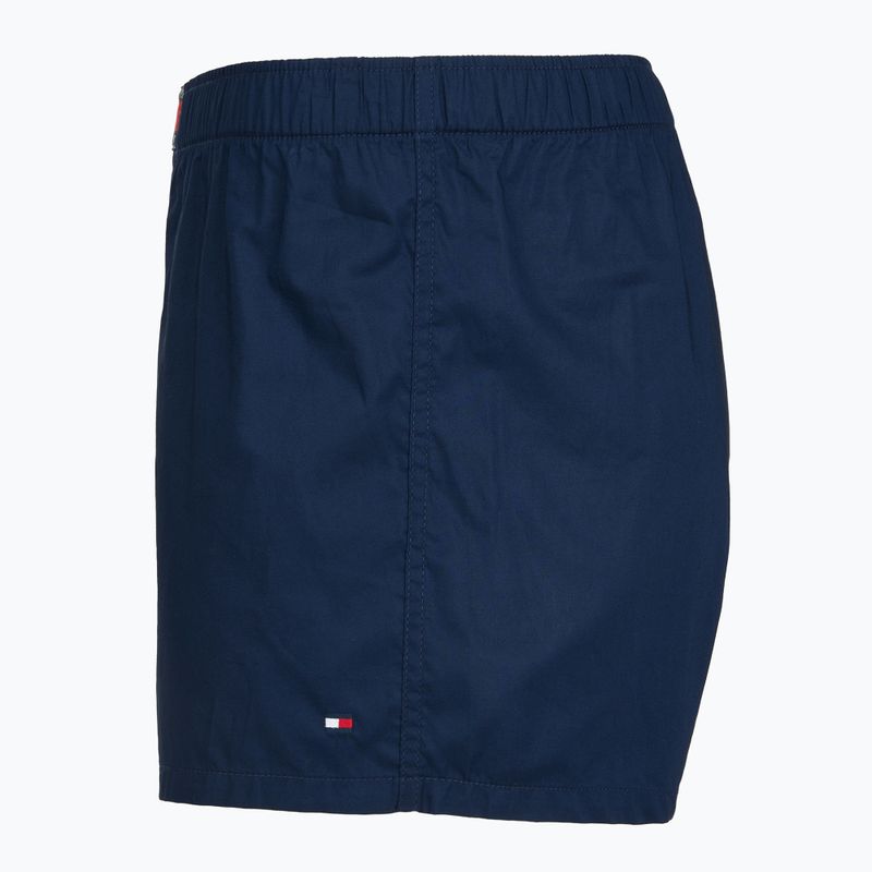 Bokserki męskie Tommy Hilfiger Woven Boxer Print 3 pack chambray flag/carb navy/c navy flag 4
