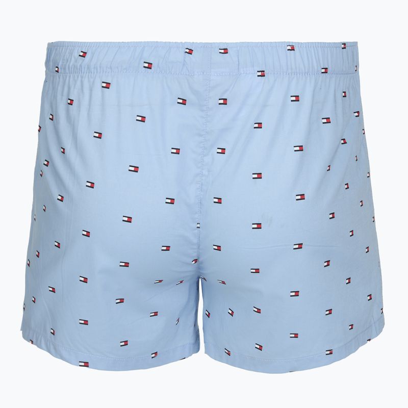 Bokserki męskie Tommy Hilfiger Woven Boxer Print 3 pack chambray flag/carb navy/c navy flag 6