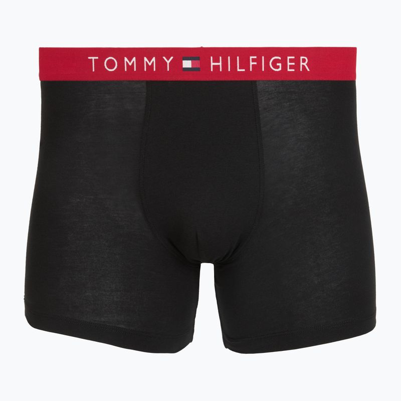 Bokserki męskie Tommy Hilfiger Boxer Brief medium red/rasp juice/burgundy 2