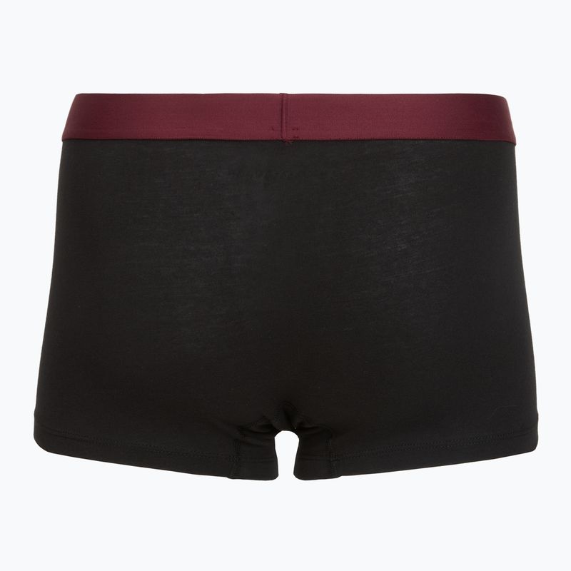 Bokserki męskie Tommy Hilfiger Trunk WB 3 pack medium red/rasp juice/burgundy 5