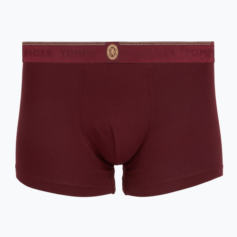 Bokserki męskie Tommy Hilfiger Trunk 3 pack navy blue/nocturnal green/burgundy 2