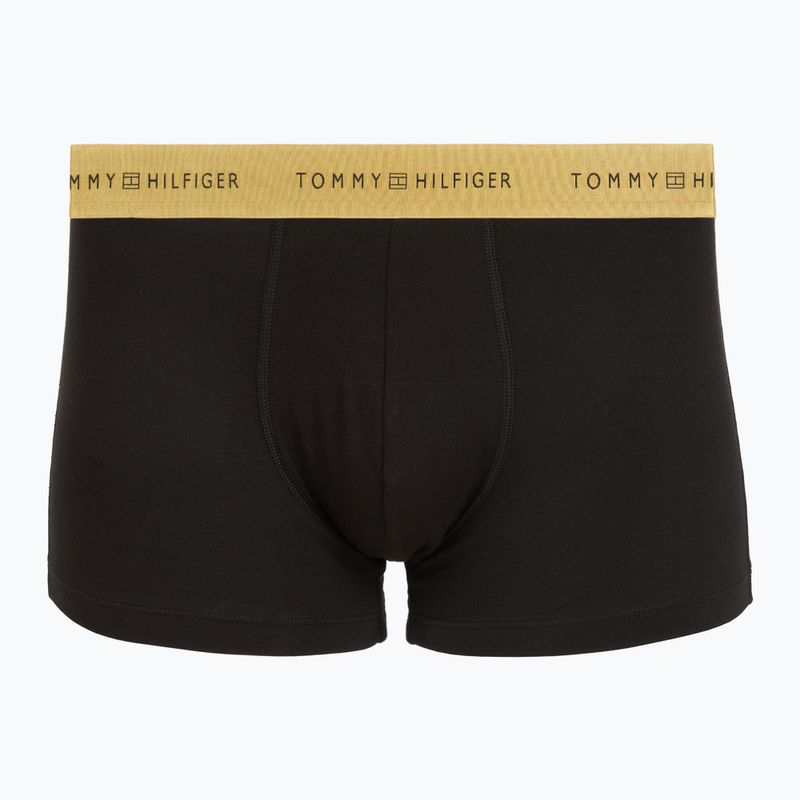 Bokserki męskie Tommy Hilfiger Trunk Metallic gold/burgundy/green 2