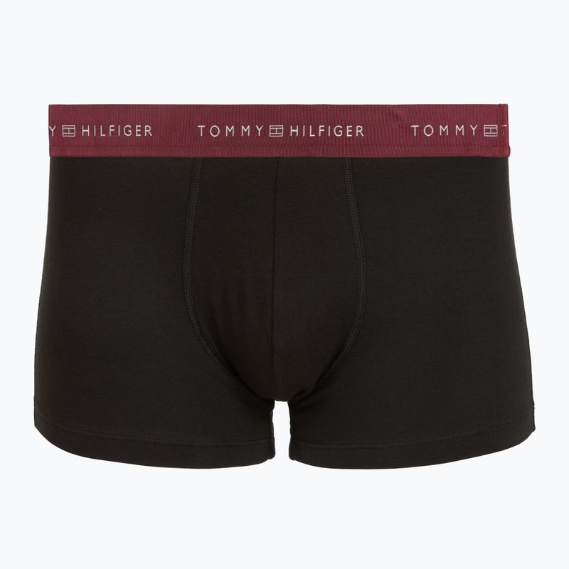 Bokserki męskie Tommy Hilfiger Trunk Metallic gold/burgundy/green 4