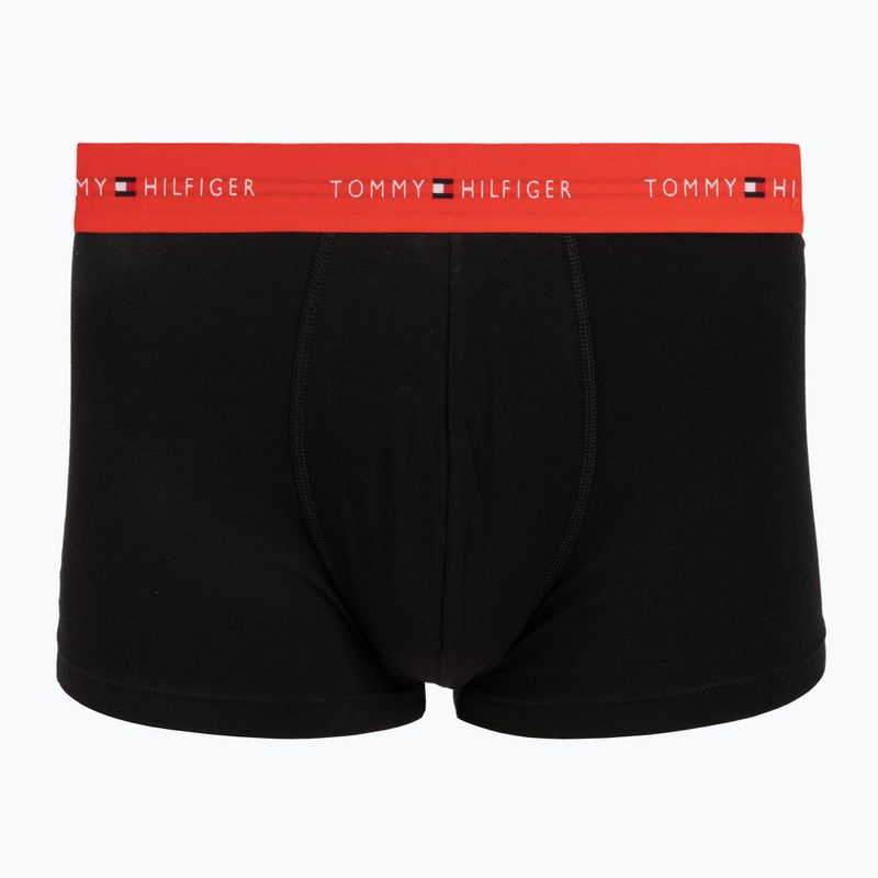 Bokserki męskie Tommy Hilfiger Trunk WB 5 pack black/fr red/bon pk/als green/no blue 3