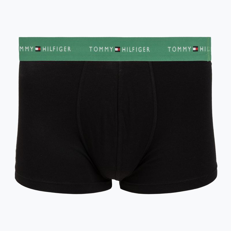 Bokserki męskie Tommy Hilfiger Trunk WB 5 pack black/fr red/bon pk/als green/no blue 5