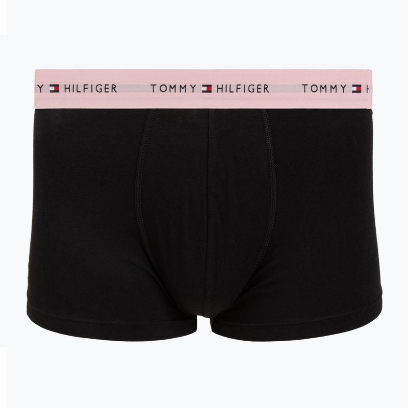 Bokserki męskie Tommy Hilfiger Trunk WB 3 pack utility sage/black/bonita pink 2