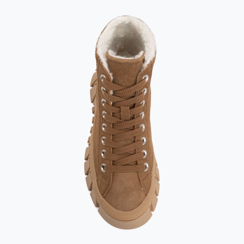 Buty damskie Tommy Jeans Platform Sneaker MC WL dark camel 5