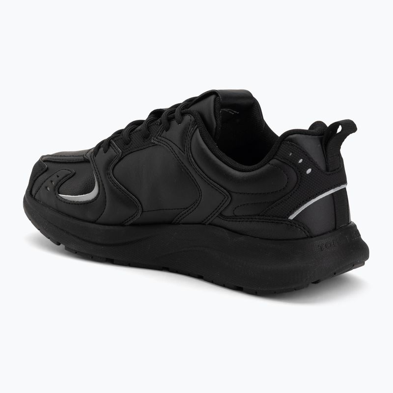 Buty męskie Tommy Jeans Runn Leather triple black 3