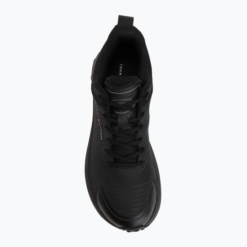 Buty męskie Tommy Hilfiger The Canyon X Knit triple black 5