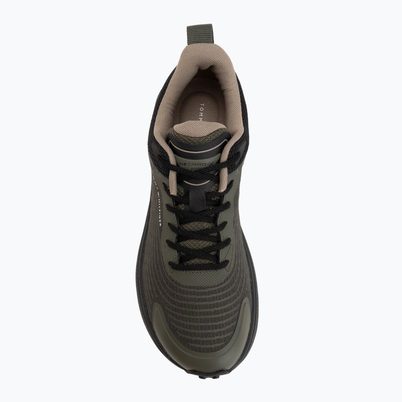 Buty męskie Tommy Hilfiger The Canyon X Knit pewter green 5