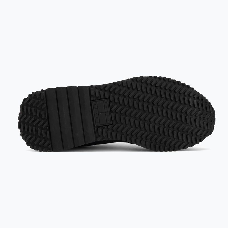 Buty męskie Tommy Jeans Runner Flag Mix washed black/stratus grey 4