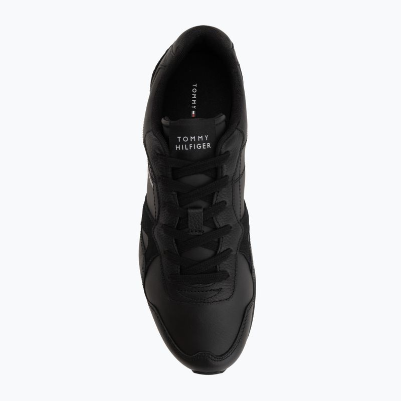 Buty męskie Tommy Hilfiger Core Leather black 5