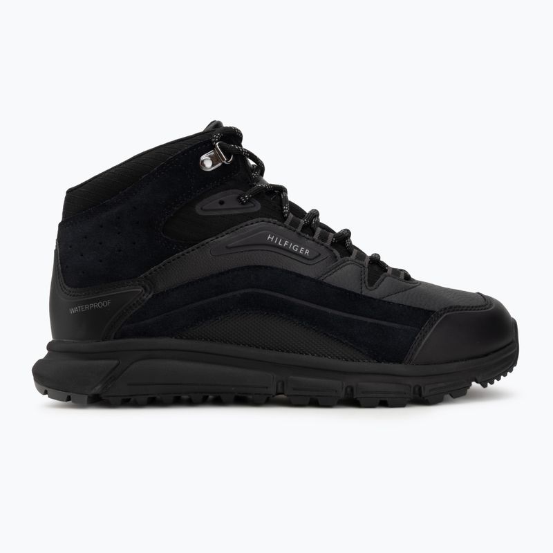 Buty męskie Tommy Hilfiger Mix Chuk Waterproof triple black 2
