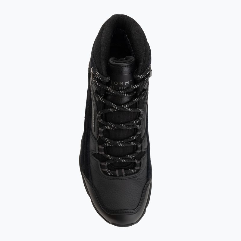Buty męskie Tommy Hilfiger Mix Chuk Waterproof triple black 5