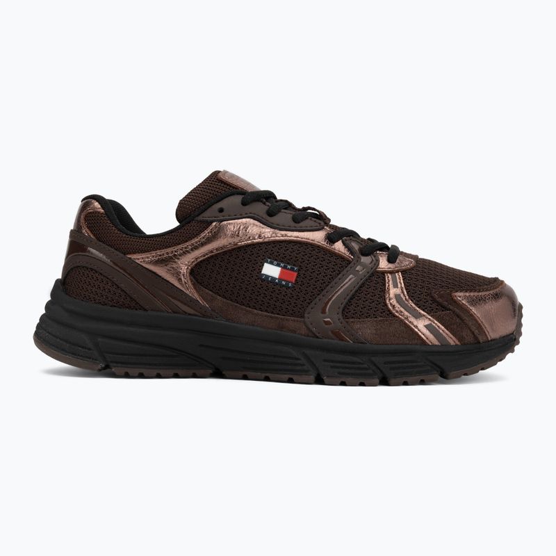 Buty damskie Tommy Hilfiger TJW Modern Runner Metallics fondant brown 2