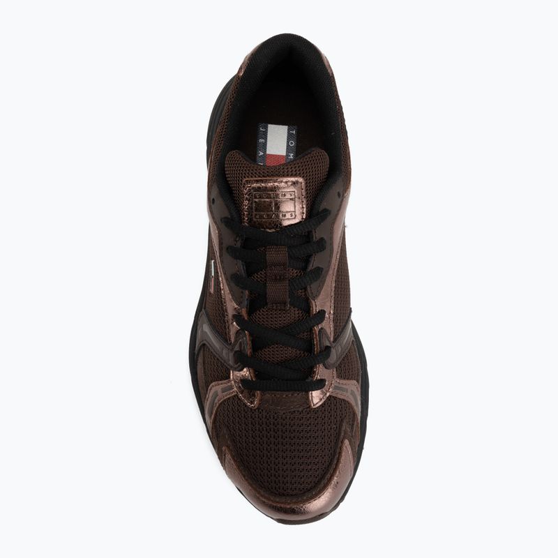 Buty damskie Tommy Hilfiger TJW Modern Runner Metallics fondant brown 5