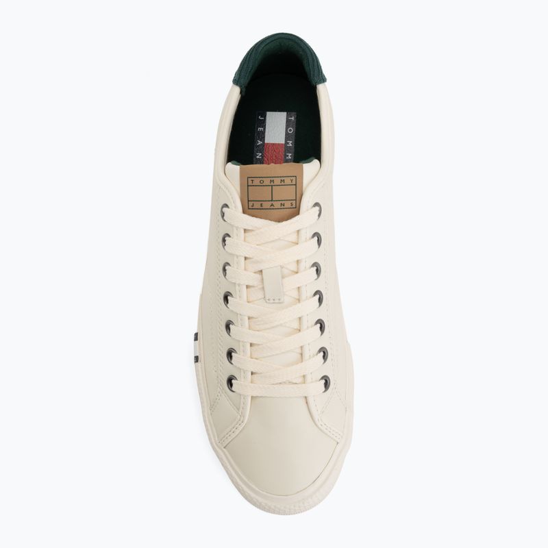Buty męskie Tommy Hilfiger Archive Y2K Cleat Leather ivory petal/velvet green 5