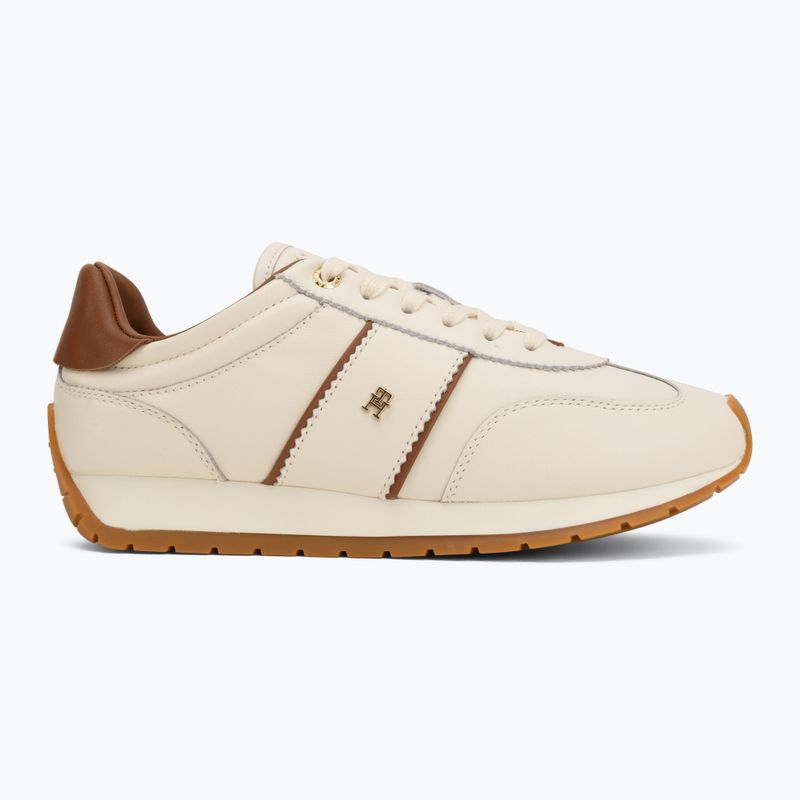 Buty damskie Tommy Hilfiger Th Premium Casual Runner beige allover 06 2
